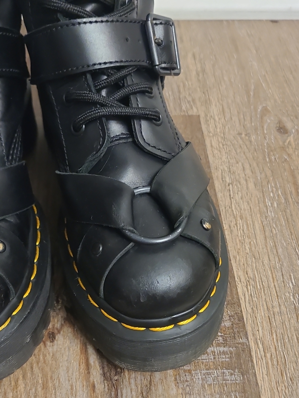 Dr Martens 1914 Quad Harness Platform Boots - Picture 7 of 12